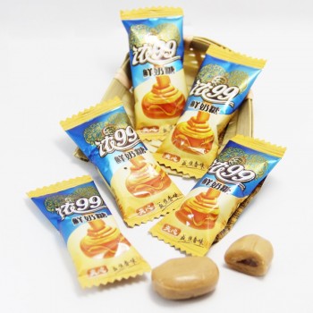 徐福记浓99软夹心鲜奶糖 咸焦香味 结婚喜糖 散装500g