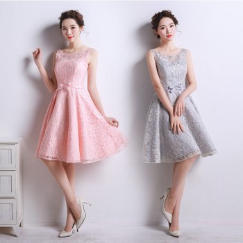 小礼服短款女2017新款新娘结婚敬酒服姐妹团伴娘服聚会宴会礼服