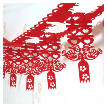 一体式3米婚房无纺布拉花装饰 定制创意婚房布置拉花