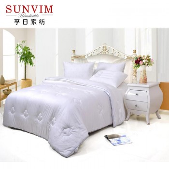 孚日家纺超厚棉柔生态被白色加厚防寒保暖柔软