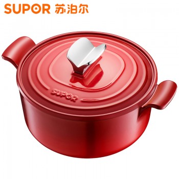 苏泊尔/SUPOR汤锅炖锅珐琅铸铁锅多功能炖锅FLT22A1