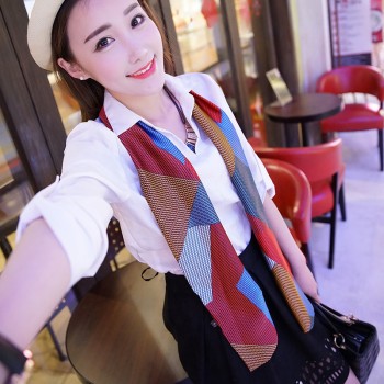 2017春秋季小丝巾女 韩版新款围巾职业商务韩领巾时尚装饰百搭