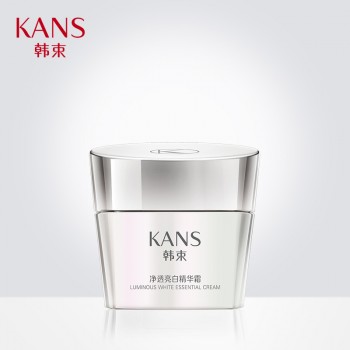 韩束聚光白净透亮白精华霜深层补水美白保湿滋润早晚霜润肤护肤品