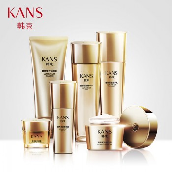 韩束聚时光鎏金臻颜礼盒化妆品套装女秋冬保湿爽肤水乳液护肤