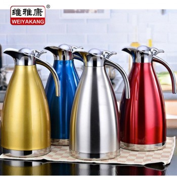 双层不锈钢真空保温壶咖啡壶 家用暖水壶冷热壶