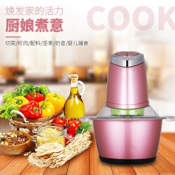 绿磁 多功能绞肉机不锈钢碎肉机单双档切菜饺子馅肉泥丸子