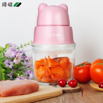 绿磁 婴儿输食机多功能绞肉宝自动搅拌机绞肉机果肉粉碎机