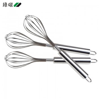 绿磁 烘焙工具 不绣钢手动打蛋器 迷你旋转搅拌器 打蛋器手动
