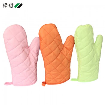 厨房微波炉布质小碎花手套加厚 烤箱烧烤耐高温炒菜五指防烫