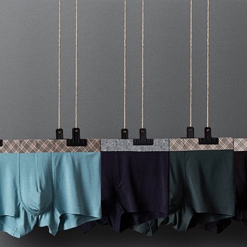 2018春新款抗菌无痕透气性感平角男内裤