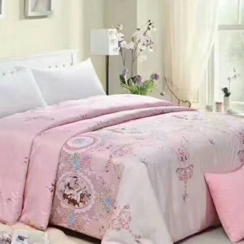 富安娜家纺纯柞蚕丝被子母被四季被芯春秋蚕丝二合一被