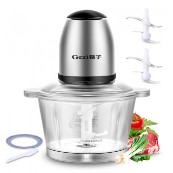 GZJR2钢头双套刀家用 电动绞肉机 碎肉机 多功能切菜料理